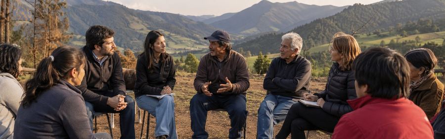 Diálogo comunitario en terreno con actores territoriales